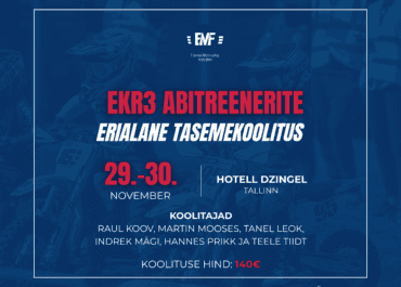 Tutvu Motospordi Treenerite EKR3 Erialase Tasemekoolituse ajakava ja sisuga!