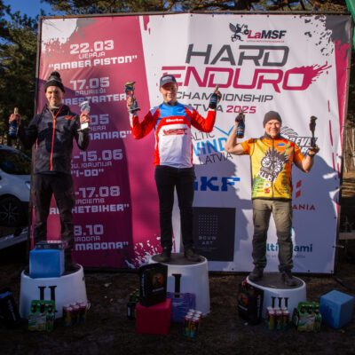 Eestlased tegid Läti Hard Enduro meistrivõistlustel taaskord puhta töö