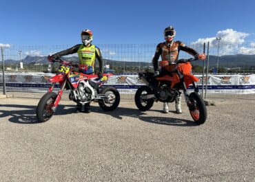 Eesti  supermoto sõitjad Aksel Pärtelpoeg ja Eero Madisson stardivad  MM avaetapil