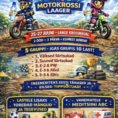 Registreeri – Akvile Kids Motokrossi laager 25.-27. juuni
