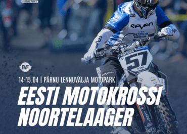Eesti Motokrossi Noortelaager toimub 14-15.04 Pärnu Lennuvälja Motopargis