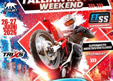 SUPERMOTO TALLINNA LAULUVÄLJAKU ETAPP TOOB PEALINNA MOTOISPORDI TIPUD JA SUUREJOONELISE MEELELAHUTUSE