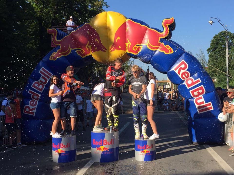 Red Bull Romaniacs proloogi poodium Toomas Triisa ja Tõnu Kallast, foto erakogu