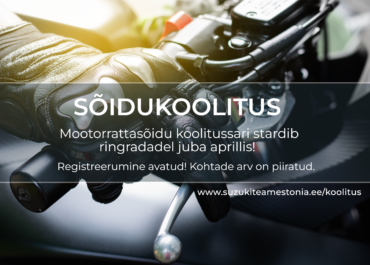 Mootorrattasõidu koolitussari alustab ringradadel juba aprillis!