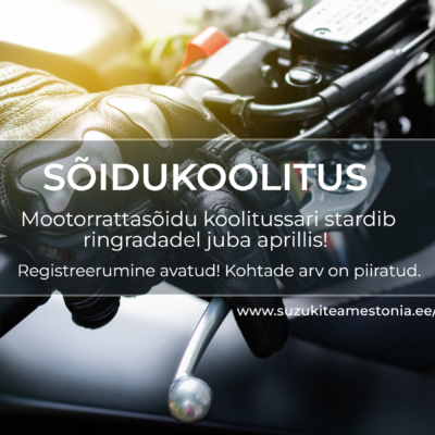 Mootorrattasõidu koolitussari alustab ringradadel juba aprillis!