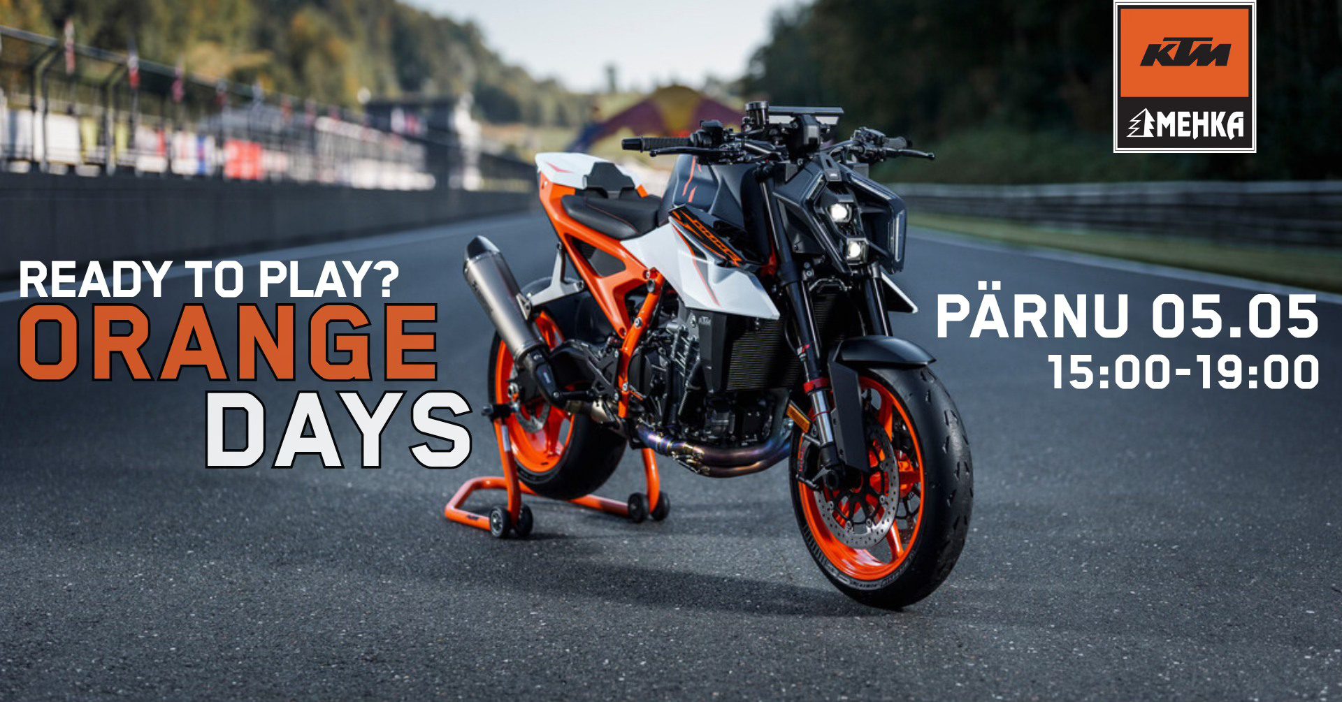  KTM Orange Days on käes – KTM Mehka liigub mööda Eestit ja esimene päev Viljandis on edukalt selja taga. Jätkuvalt on võimalik nädala jooksul tulla demopäevale